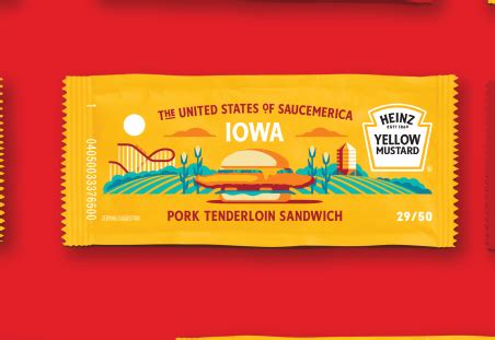 heinz mustard state packets|Heinz is releasing a sauce packet unique to Colorado